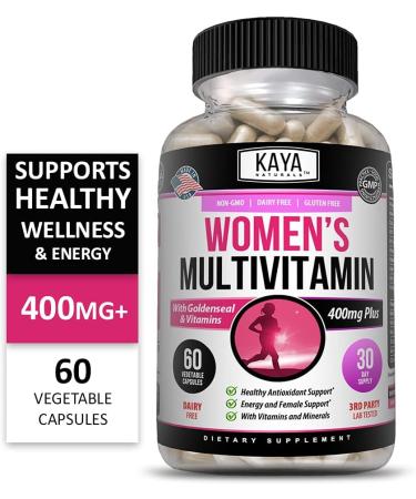 Kaya Naturals Women's Multivitamin - Antioxidant & Immune Support - Energy Boost - 60 Count - Buy Online on GoSupps.com
