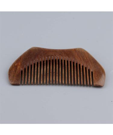 Comb Portable Comb Carving Flowers and Trees Comb Gold Sandalwood Solid Wood wooden comb - Buy Online on GoSupps.com