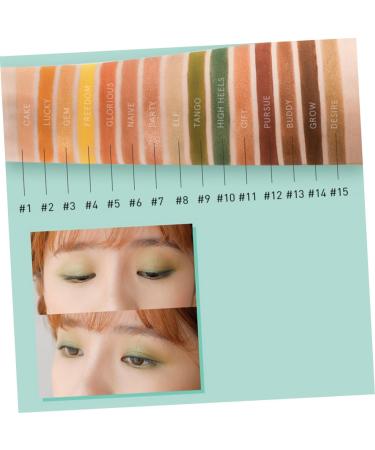 WOONEKY 1pc 15 Eyeshadow Powder Eyeshadow Palette Female Eyeshadow Glitter Eye Eyeshadow Cosmetic Pallet - Buy Online on GoSupps.com