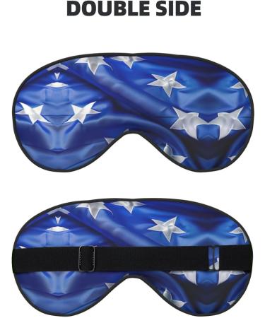 SSIMOO Blue Honduras Flag Sleep Mask | Adjustable & Breathable Eye Mask for Comfortable Sleep | Fashionable Travel Accessory - Buy Online on GoSupps.com