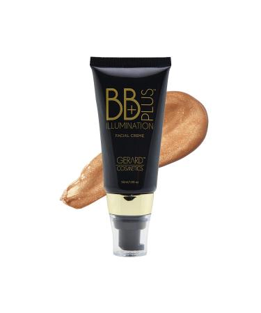 Gerard Cosmetics BB Plus Illumination Cream - Reveals Radiant Complexion - Improves Skin Texture and Reflects Light Away From Imperfections - Perfect Dewy Finish - Sophia - 1.69 oz BB Cream
