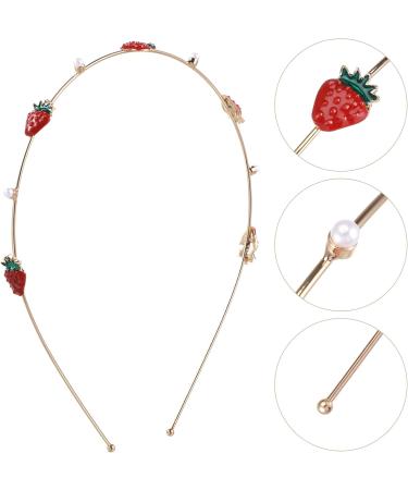 Generic Strawberry Headband Headpiece Hair Accessories Beauty Headbands Hair Hoop For Women Girls - Buy Online on GoSupps.com