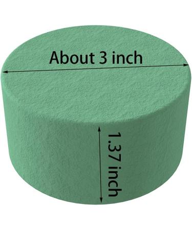 6 Pcs Round Wet Floral Foam for Wedding & Party Flower Arrangements - 3 Inch - Buy Online on GoSupps.com
