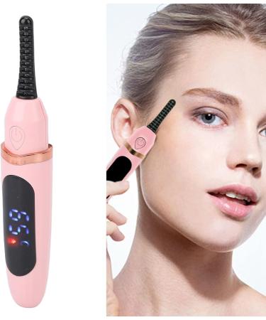Verdant Touch Electric Eyelash Curler Heated Eyelash Curler USB Rechargeable 3 Temperature Adjustable LED Digital Display Long Lasting Curl Tool for Women - Buy Online on GoSupps.com