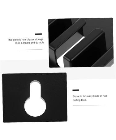 Angoily 1pc Electric Fader Bracket Fashion Design Blackl Hair Cutting Tool Organizer Hair Clipper Storage Rack Hairstylist Tools Rack Barber Tools Display Holder Simple Hanger - Buy Online on GoSupps.com