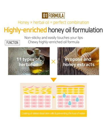 PETITFEE Lip Oil Super Seed | 0.10 Oz | Moisturizing Non-Sticky Lip Care with Honey & Herbal Oils | Glowy & Revitalizing Lip Treatment - Buy Online on GoSupps.com