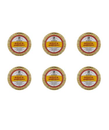 Rawleigh Antiseptic Salve Iconic Yellow Big Tin: 4.5 oz Multi-Purpose Ointment Soothes Cuts Bruises Irritations with Turpentine Phenol Cottonseed Oil & Paraffin Original Formula - Pack of 6 4.5 Ounce (Pack of 6)