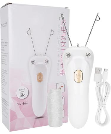 Threading Epilator Safe Electric Threading Epilator Physical Depilation Armpit Arms for Woman Face (Gold) - Buy Online on GoSupps.com
