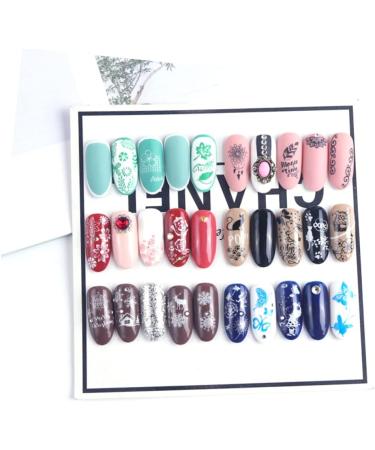 12 PCS Nail Stamp Templates Set - Flower Butterfly Animal Designs for Nail Art | Metal Image Plates for Gel Polish Decoration - Buy Online on GoSupps.com
