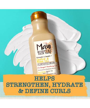 Maui Moisture Strength & Length Conditioner- Castor & Neem Oil for Curly Hair 13oz - Buy Online on GoSupps.com