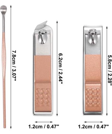 QXSJEDYCH Nail Clippers Nail Clippers Straight Bevel Fingernail Clipper Steel Manicure Finger Foot Care Set Toenail Scissors Ear Cleansing Tools Nails - Buy Online on GoSupps.com