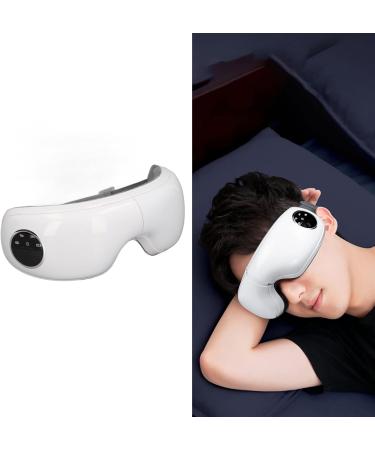 Asixxsix Heated Eye Massager | USB Rechargeable | 2 Modes & Music | Perfect for Men & Women | International Shipping - Buy Online on GoSupps.com