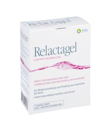 Relactagel Lactate Vaginal Gel for Bacterial Vaginosis - 7 Single-Use Tubes