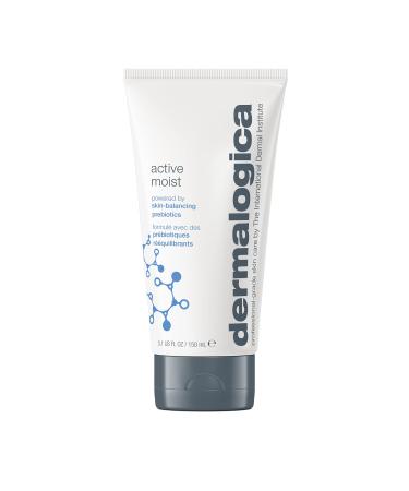 Dermalogica Active Moist Moisturiser 150ml - Provides Oil-free Hydration Easy-to-apply Formula with Prebiotic Moisture Complex Improves Surface Texture & Helps to Refine Skin for All Skin Types