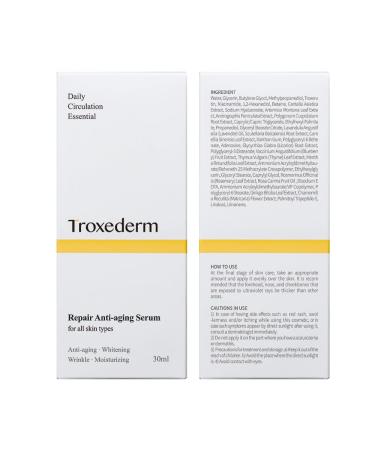 Premium Repair Serum | Hydrating Facial Serum with Niacinamide Troxerutin & Centella Asiatica - All Skin Types - 1.01 Fl. Oz - International Shipping Available - Buy Online on GoSupps.com