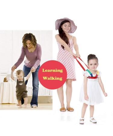 SUNTA Toddler Safety Harness & Leash | Anti Lost Wrist Link | Walk Learning Helper - Yellow & Green - Buy Online on GoSupps.com