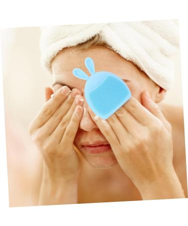 minkissy 20 Pcs Rabbit Ears Facial Brush Face Cleansing Brush Body Massager Lady Facial Cleaning Brush Face Wash Portable Massager Face Massage Brush The Face Pore brush Silica Gel Miss Light Bluex5pcs 7.5x7.5cmx5pcs - Buy Online on GoSupps.com