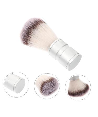 NOLITOY Craft Nylon Shaving Brush for Men | Stainless Steel Handle & Metal Bowl | Perfect Beard & Hair Shaving Solution | International Shipping Available - Buy Online on GoSupps.com