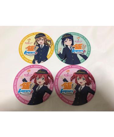 Love Live Sunshine Coaster JR Tokai Aqua Rice Vol. 2 4 Sheets