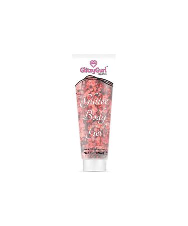 Holographic Glitter Face and Body Gel 12ml Cosmetic Glitter Body Glitter Hair Glitter Gel (Ravishing Ruby)