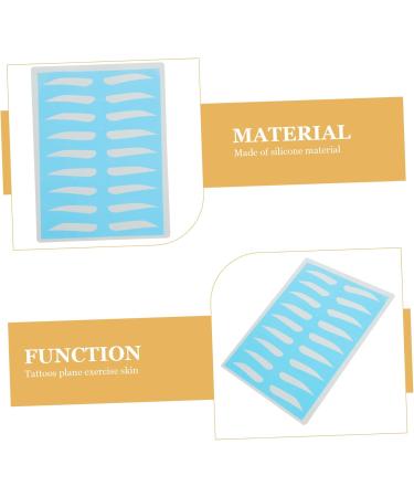 DOITOOL 8 Pairs Tools Card Eyebrow Makeup Tool Eyebrow Practice Skin Material Eyebrow Trimming - Buy Online on GoSupps.com