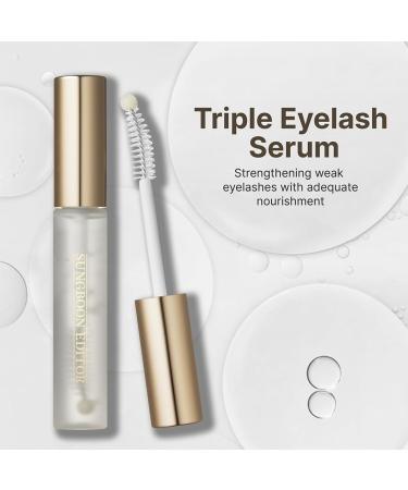 Triple Active Eyelash Serum for Weak & Damaged Lashes | Nourishing & Strengthening Formula | C-Curl Brush Design | Korean Eyelash Care | Gentle Daily Use - Buy Online on GoSupps.com