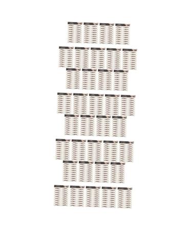 FOMIYES 36 Sheets Waterproof Eyebrow Stickers Lady Tools Fake Eyebrow Stickers Temporary Brow Tattoos 6d Set