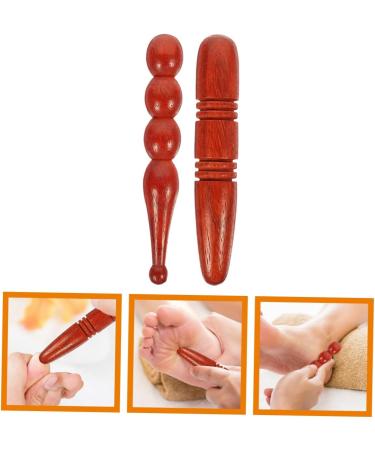Buy Minkissy Acupuncture Rod - Portable Massage Device & Foot Massager | Unique Wooden Acupuncture Pen for Relaxation & Skiing - Buy Online on GoSupps.com