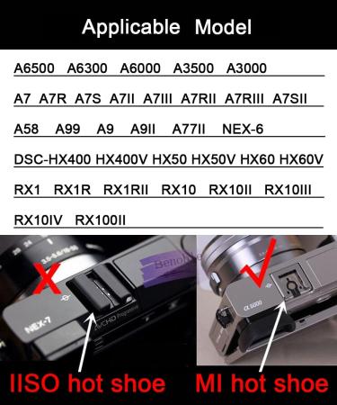 Hot Shoe Cover for Sony A6500 A6300 A6000 A7RII A7RIII A7 A7R A7S RX100II - 3 Pack - Buy Online on GoSupps.com