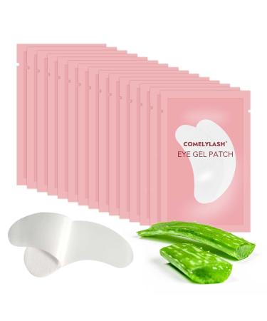 100 Pairs Eyelash Extension Under Eye Gel Pads  Natural Eye Patches for Lash Extensions with Collagen Aloe Vera Hydrogel  Lint Free Gel Eyelash Extension Supplies Tools