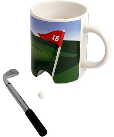 Kikkerland Putter Cup Golf Mug - Perfect Gift for Golf Enthusiasts - Buy Online on GoSupps.com