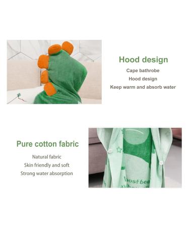 Supgomax Hooded Bathing Poncho for Kids | Cartoon Dinosaur Beach Towel & Baby Hooded Bath Towel | Absorbent and Fun for Swimming & Showers - Buy Online on GoSupps.com