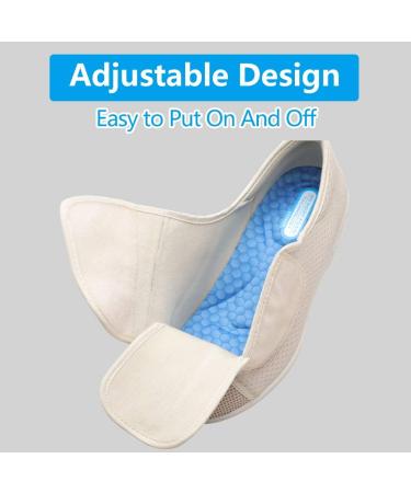 Women's Diabetic Shoes Memory Foam Knit Mesh | Wide Width Orthopedic Relief for Foot Pain | Adjustable Closures | Indoor/Outdoor | Dark Gray - Size 6.5 - Buy Online on GoSupps.com