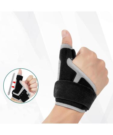 Buy Breathable Thumb Brace & Wrist Stabilizer - Comfortable Finger Support Splint for Sports Protection (Black) - International Shipping Available - Buy Online on GoSupps.com