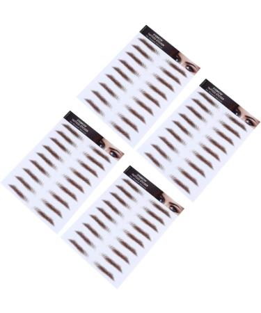 Beavorty 12 Pcs Eyebrow Stickers Waterproof Makeup Hair-like Eyebrows Eyebrow Transfer Stickers Earth Tones - Buy Online on GoSupps.com