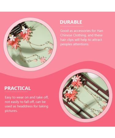Autumn Leaf Hair Clips & Accessories | Elegant Chinese Tassel Headdress for Women - Buy Online on GoSupps.com