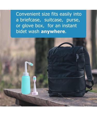Snykes Postpartum Perineal Wash Bottle - 500ml Portable Bidet for Women Postpartum Care - Green 17 oz Maternity Essential for Traveling - Buy Online on GoSupps.com