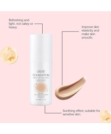  G n rique Moisturizing Foundation Makeup Lightweight Liquid Base Long-Lasting Full Coverage Foundation with Matte Finish Oil Control Concealer for Oily and Dry Skin Smooth Hydrating Face Makeup - Buy Online on GoSupps.com