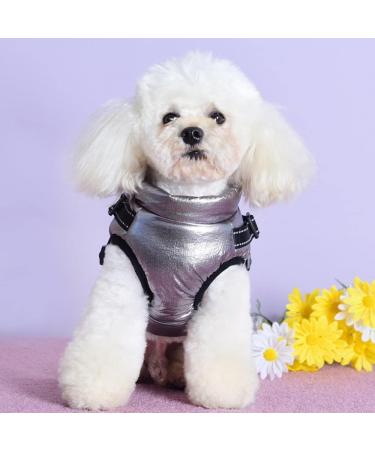 Buy Waterproof Dog Vest & Coat - Warm Winter Jacket with Harness - 9 Colors Available | Silver MM - Buy Online on GoSupps.com