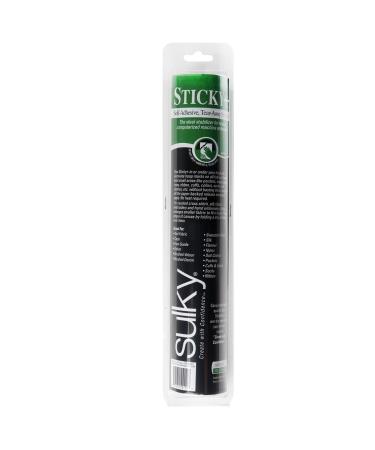 Sulky Sticky Roll-12 x 6yd | Pack of 1 Self-Adhesive Tear-Away Stabilizer Roll, 12" x 6 yd, Clear