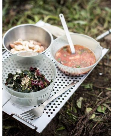 Snow Peak Titanium Fork & Spoon Set with Carrying Case - Lightweight & Durable Camping Utensils - Buy Online on GoSupps.com