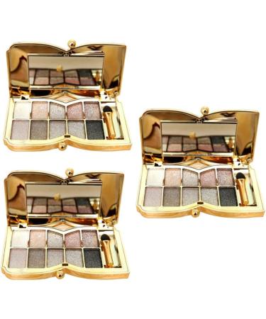FRCOLOR 3pcs Glitter & Flash Colorful Mirror Brush Makeup # Eye Colors Shadow With Eyeshadow - Buy Online on GoSupps.com