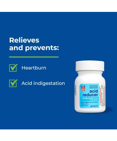 Rite Aid Famotidine Tablets 10mg - 2 Bottles, 180 Count Total | Heartburn Relief for Acid Reflux | Antacid Chews & Tablets - Buy Online on GoSupps.com