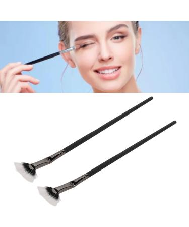 Fan-shaped eyelash brush 2 sunflower fan-shaped folded eyelash brushes folded lower eyelash brush brush out roots double for upper and lower eye makeup brushes - Buy Online on GoSupps.com