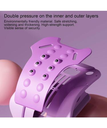 Shop Charming Purple 3-Stage Adjustable Lumbar Support Spine Board - Lower Back Extension & Neck Straps - Back Massage Device & Cracker Board for Ultimate Relief - Buy Online on GoSupps.com