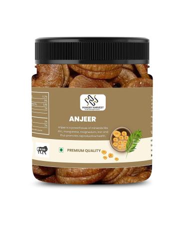 Hungry Harvest Healthy Dry Fruit Dried Figs Afghani Anjeer - 400 gms | Afghani Anjeer Figs_Packing May Vary