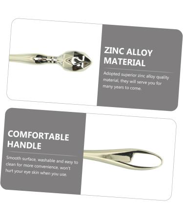 WOONEKY 2pcs Eye Cream Stick Eye Creams Face Massage Spoon Makeup Applicator Face Massage Applicator Female Eye Massage Tool Women Beauty Supply Salon Supply Zinc Alloy Metal 8x1cm Golden - Buy Online on GoSupps.com