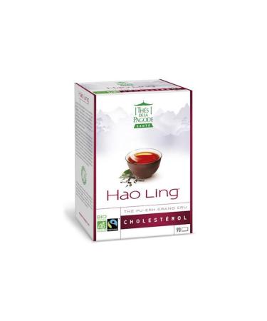 La Pagode Tea Hao Ling Organic Fair Trade Tea - Practical and Economical Format - Cholesterol Regulates - 90 Tea Infusers