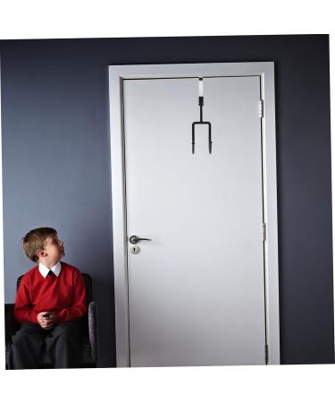 OKUMEYR 4pcs Hat Hangers Wall Mount Coat Rack Clapboard Hook Hanging Hook Organizer Wrought Iron 19X9X5CM Black - Buy Online on GoSupps.com