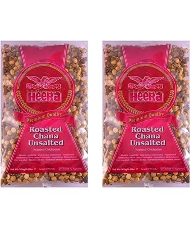 Seelans Superstore Heera Roasted Unsalted Chana 300g (Pack of 2)-Roasted Chickpeas Rich in Health Benefiting Properties-Inhibits Overeating and Keeps Hunger Pains at Bay - Buy Online on GoSupps.com